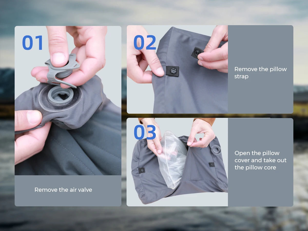 Travel Pillow with Adjustable Height | Ergonomic Neck Support & Compact Design