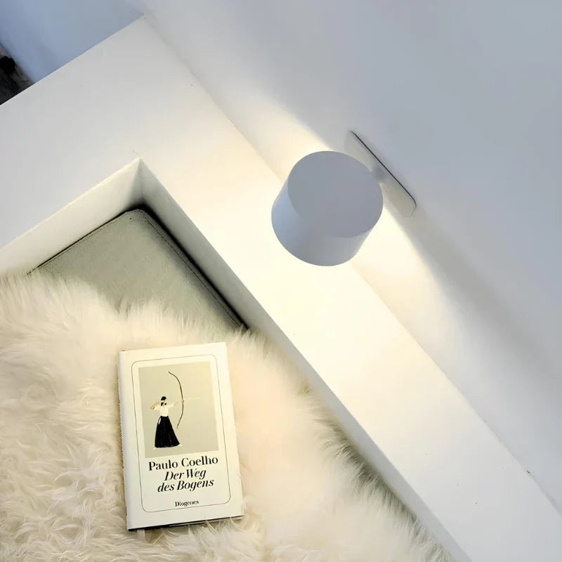 Magnetic Mount LED Wall Light – Cordless with 360-Degree Rotation