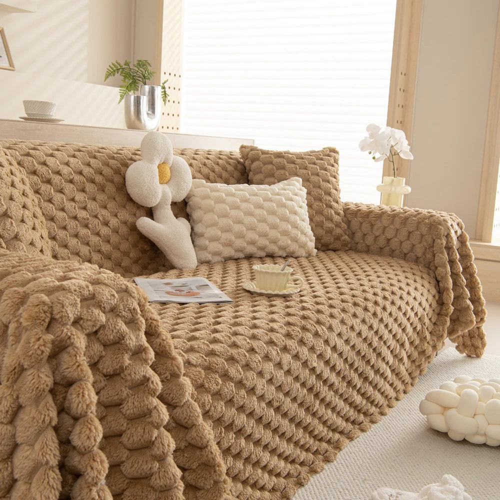 Plush Haven Sofa Protector & Accent Blanket