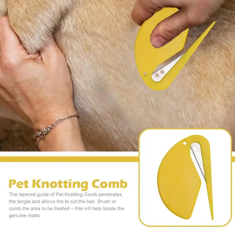 Gentle Pet Grooming Comb for Tangles & Mats | Stress-Free Pet Care
