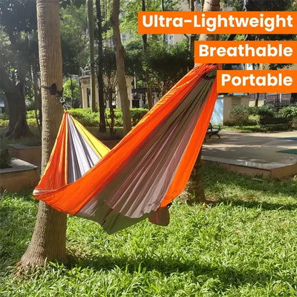 Portable Camping Hammock – Lightweight, Durable Nylon for Outdoor Use