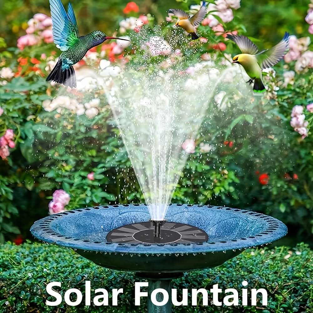 Solar-Powered Fountain Pump for Garden Use