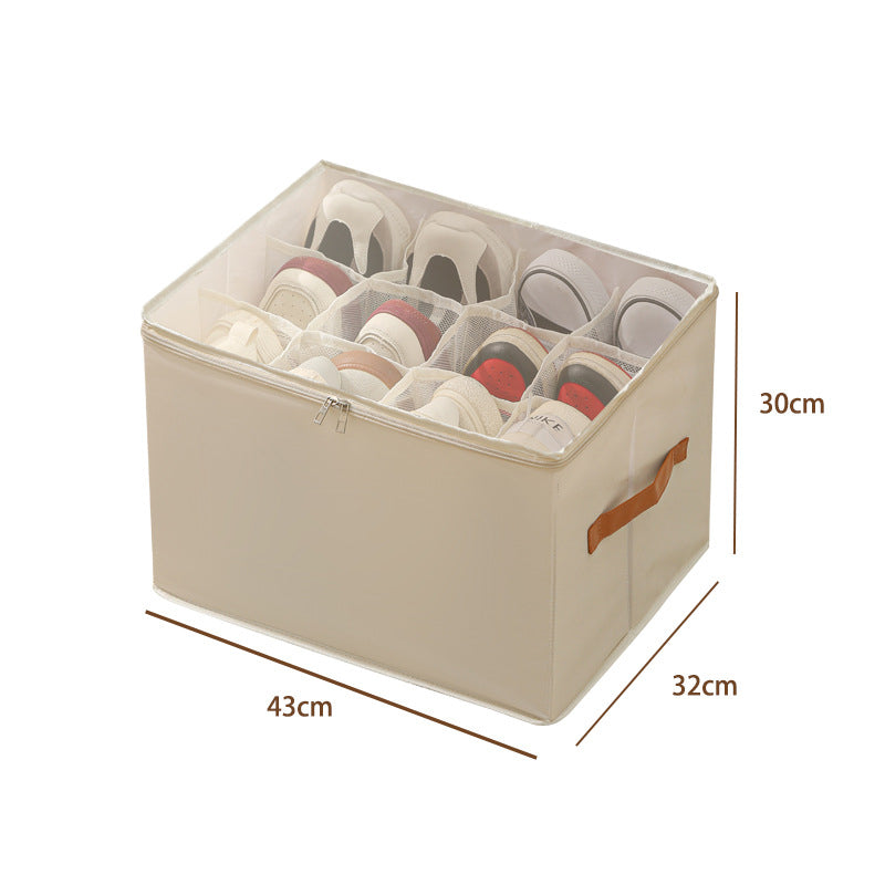 Shoe Storage Organizer for Dust-Free Closet Space Maximization