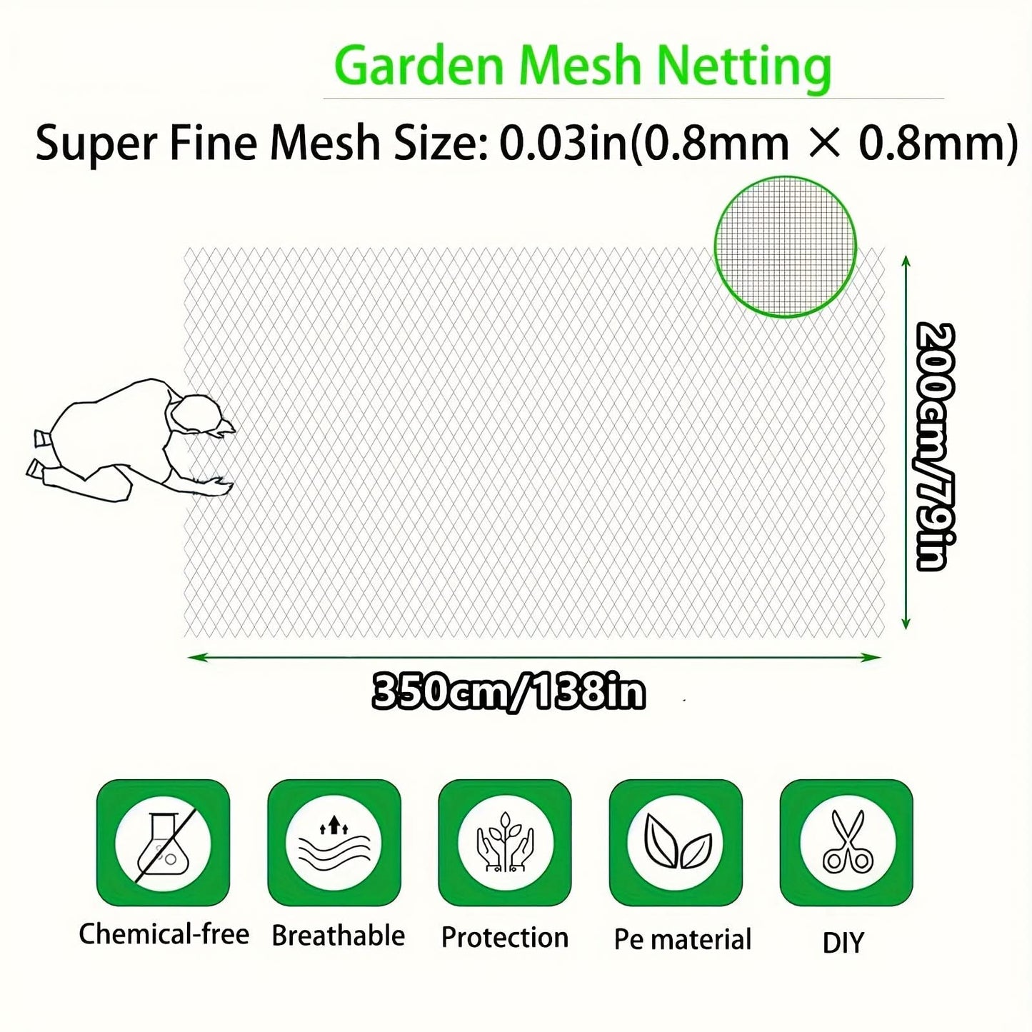 Protective Insect Netting for Agriculture
