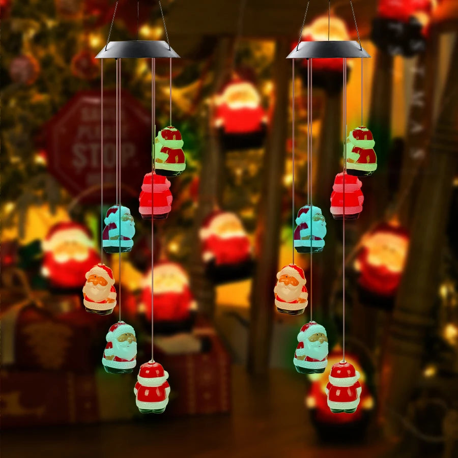 Solar LED Christmas Ball Garden Decoration | 6-Color Waterproof Light