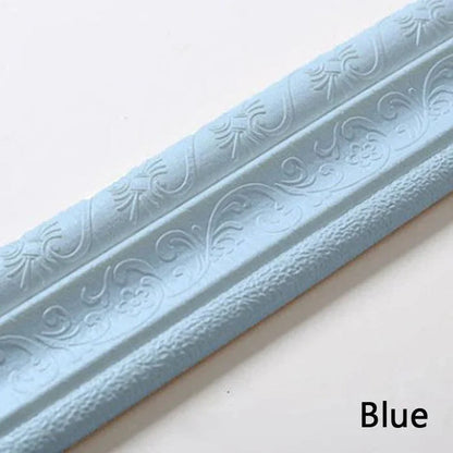 Self-Adhesive 3D Wall Molding - Eco-Friendly Decorative Trim