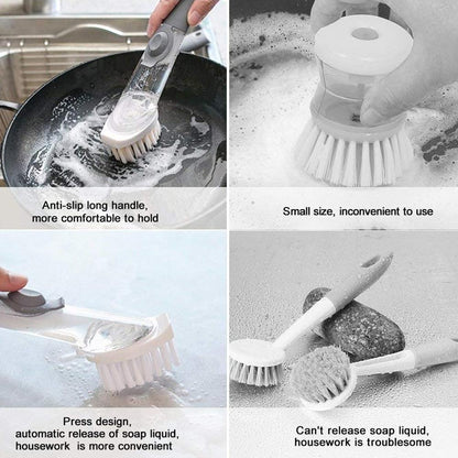Effortless Dishwashing with Built-in Soap Dispenser