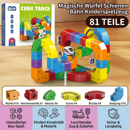Kids' Toy Train Set with Magical Blocks