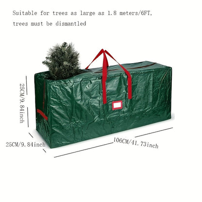 Large Waterproof Storage Bag for Artificial Christmas Trees – Durable Polyester