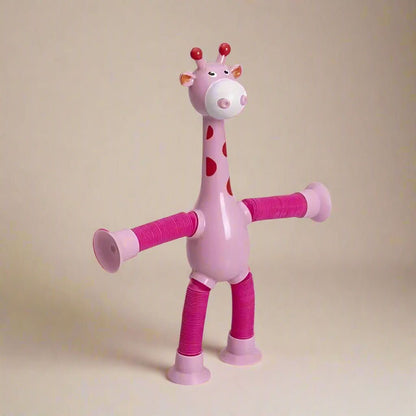 Expandable Suction Cup Toy for Creative Kids – FlexiGiraffe Design