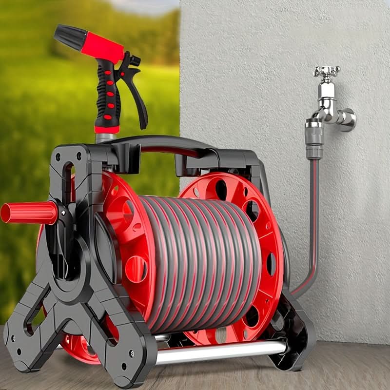 Freestanding Garden Hose for Convenient Outdoor Cleaning
