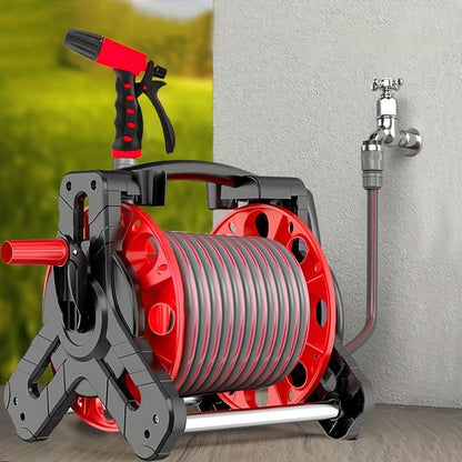 Freestanding Garden Hose for Convenient Outdoor Cleaning