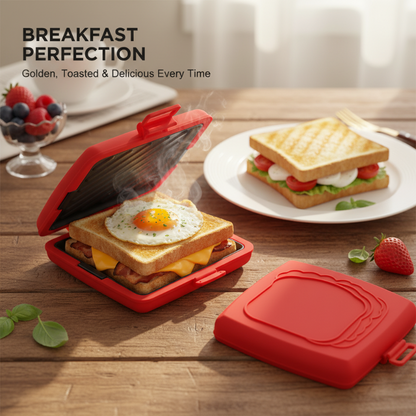 Quick-Crispy Sandwich Maker – Delicious Melty Snacks in Minutes