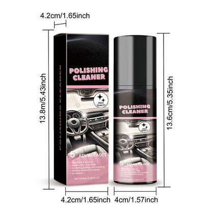 Interior Car Care Spray 100 ml | Removes Stains, Grease & Dust | Shine Finish with Protective Layer | Suitable for Dashboard, Plastics & Trims