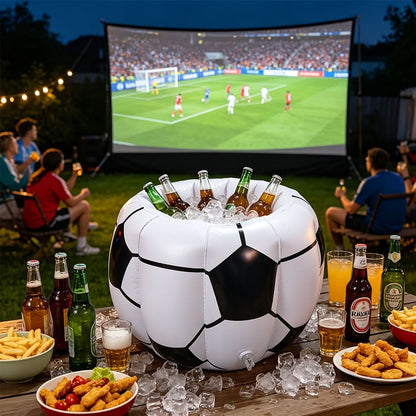 Inflatable Ice Bucket Cooler Set for Soccer Parties