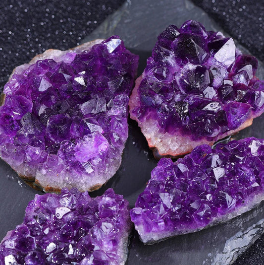 Amethyst Geode Crystal | Natural Stone for Meditation & Energy Healing | Polished