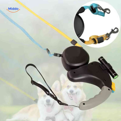 Dual Leash for Two Dogs - Full Control and Comfort