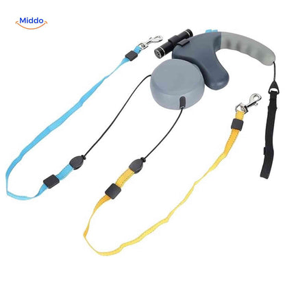 Dual Leash for Two Dogs - Full Control and Comfort