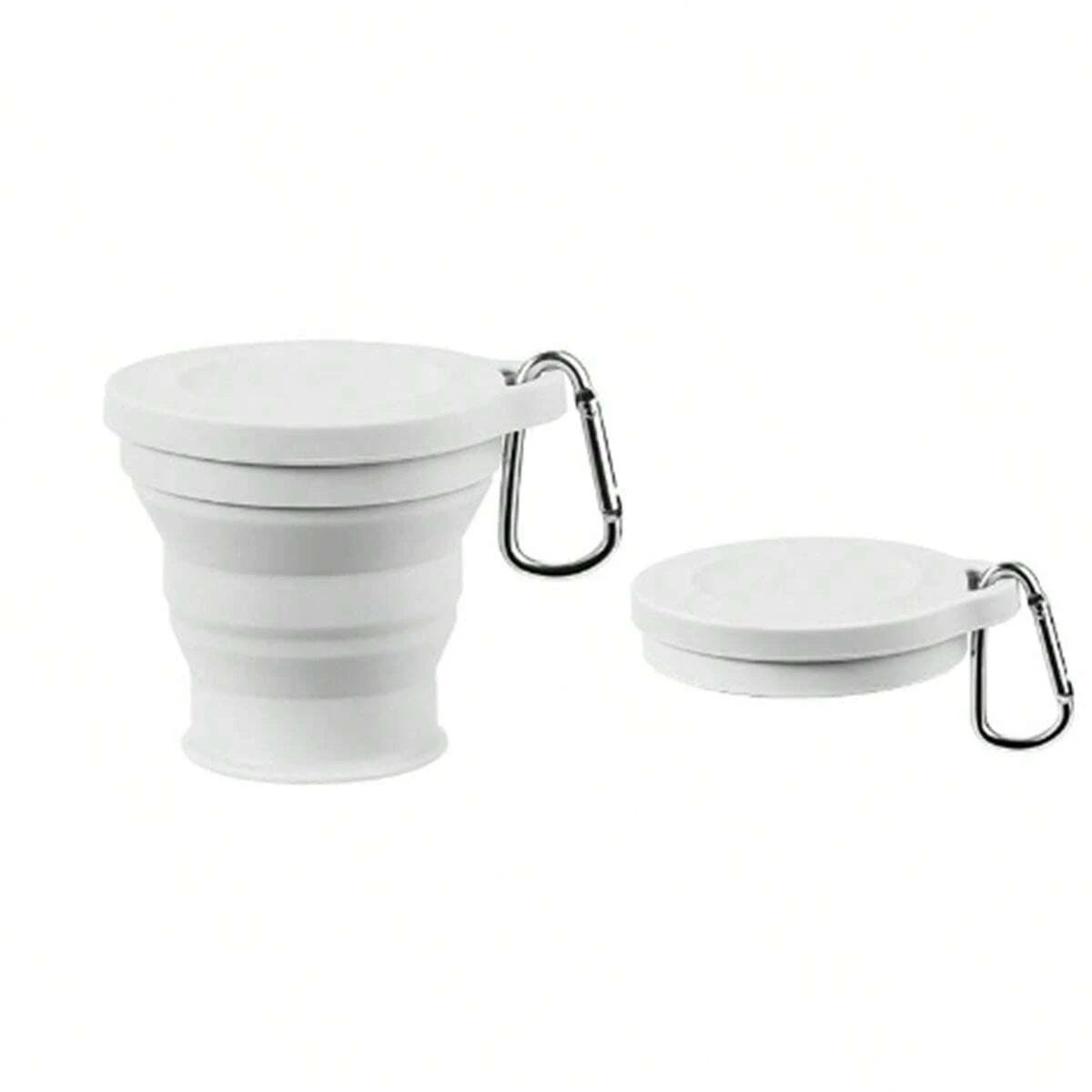 Collapsible Foldable Cup | Food-Grade Silicone | With Hanging Loop | For Outdoor Use