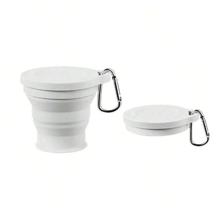 Collapsible Foldable Cup | Food-Grade Silicone | With Hanging Loop | For Outdoor Use
