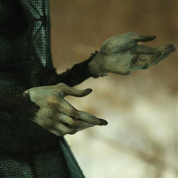 Dark Resin Witch Figurines for Halloween and Gothic Home Decor
