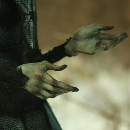 Dark Resin Witch Figurines for Halloween and Gothic Home Decor