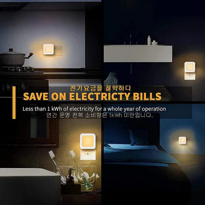 Mini LED Night Light | Dimmable | Plug-In | Warm White 3200K | Energy Efficient