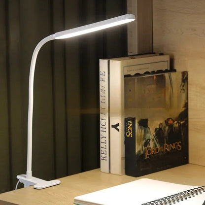 Flexible USB LED Clip Lamp with 3 Color Modes & 10 Brightness Levels