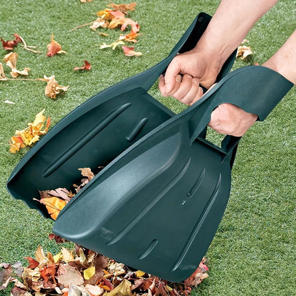 Garden Leaf Grabbers Set | Ergonomic Shovels for Leaves & Soil | 34 × 10 × 50 cm Replacement for Garden Rake