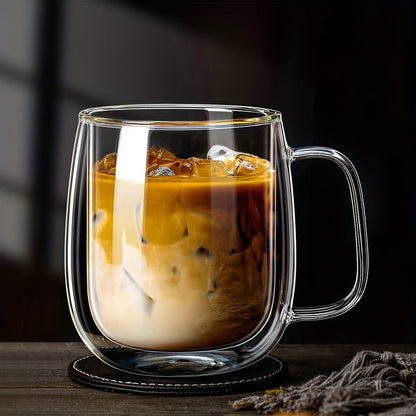 Double-walled Borosilicate Glass Mug – Heat Resistant and Stylish