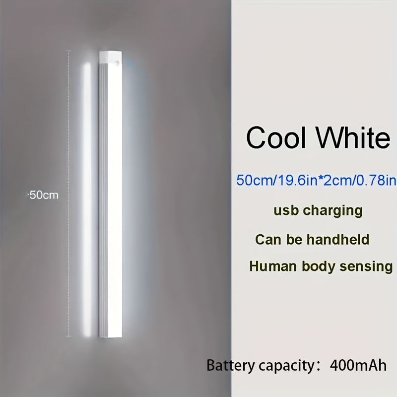 Indoor Cabinet and Wardrobe Light Strip with Rechargeable Motion Sensor