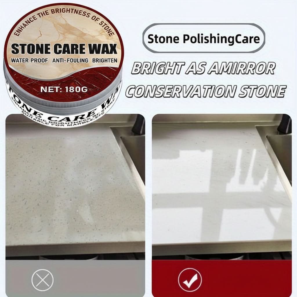 Lustrous Stone Care Wax for Ultimate Shine and Protection