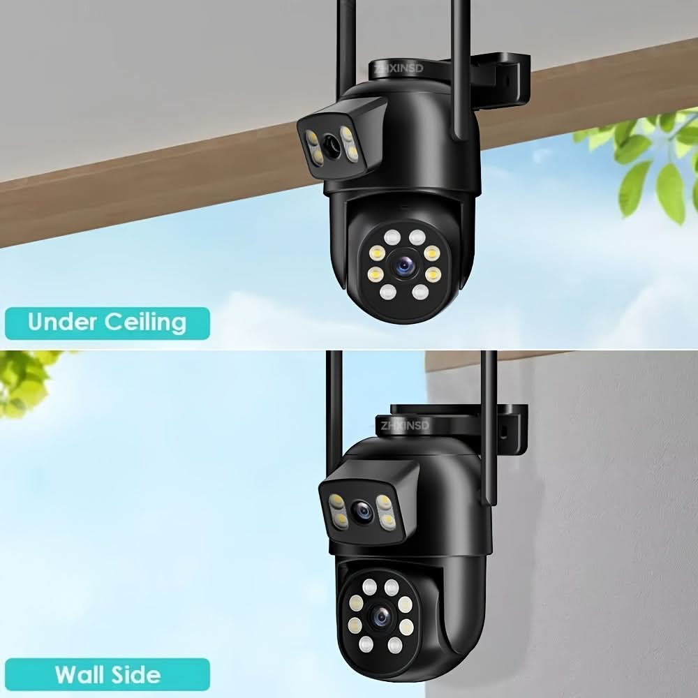 Dual Lens Surveillance Camera