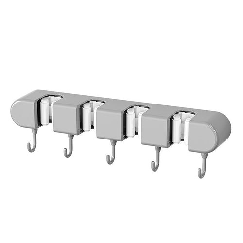 Versatile Storage Rack with Hooks for Home Organization