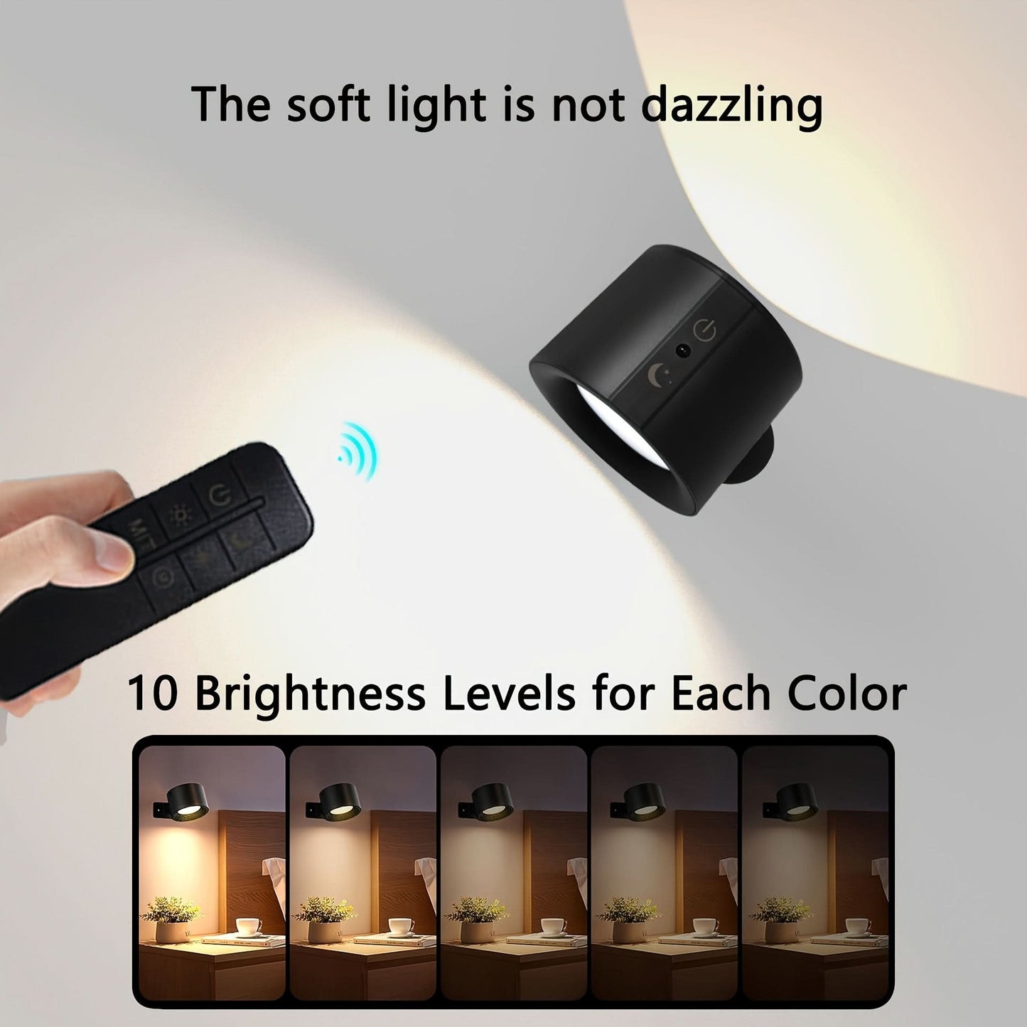 Rechargeable Rotating Wall Lamp