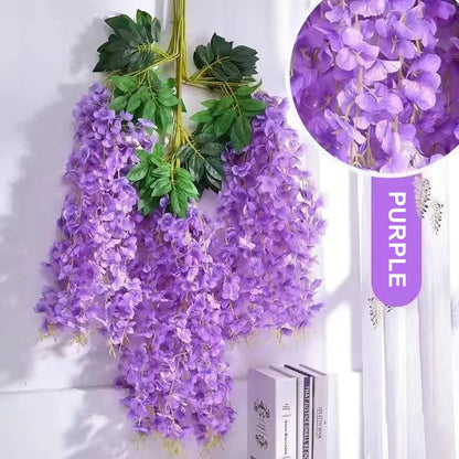 Vibrant, Lush Wisteria Plant that Requires No Watering