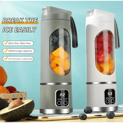 Smart Juicer Blender with Leak-Proof Design and LED for Smoothies and Baby Food