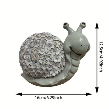 Solar Light for Garden - Snail Design Decorative Statue