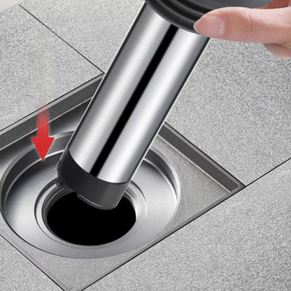Floor Drain with Hair Catcher and Self-Closing Mechanism