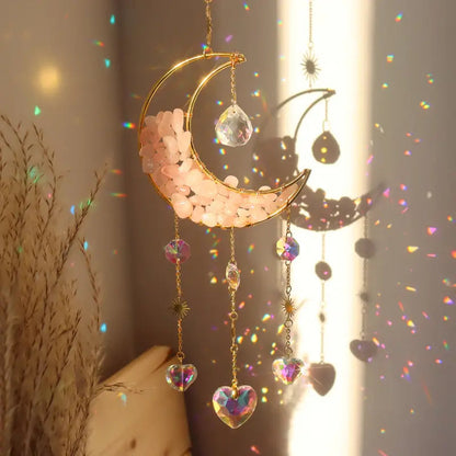 Prism Moon Dreamcatcher for a Mystical Atmosphere