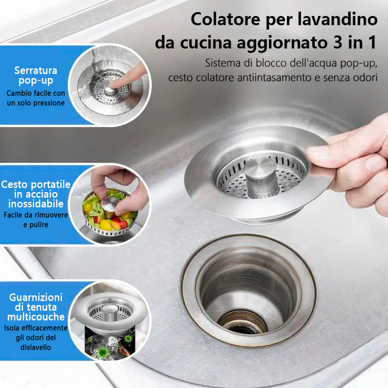 Instantly Clear Sink Clogs and Enhance Cleaning with Natural Drain