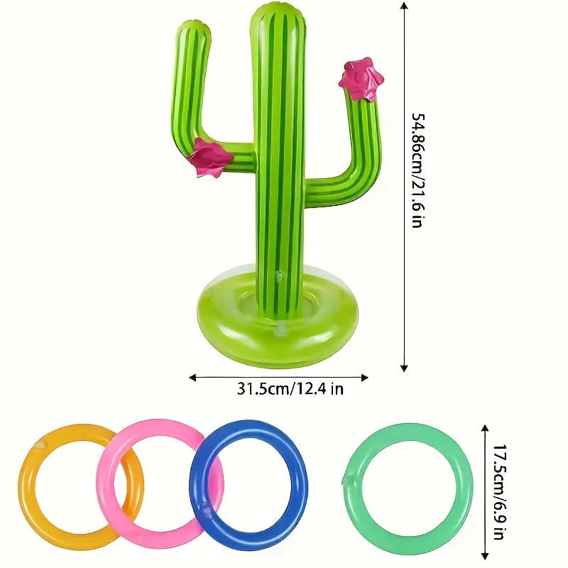 Inflatable Pool Ring Toss Game for Party Entertainment