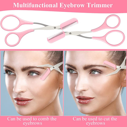 Precision Brow Trimmer with Comb Attachment for Flawless Brows