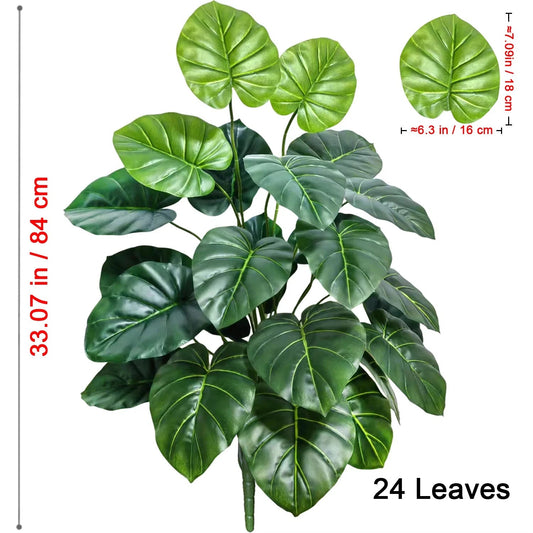 Artificial Palm Tree | 12 / 18 / 24 Leaves | Realistic Decor for Indoor and Outdoor Use