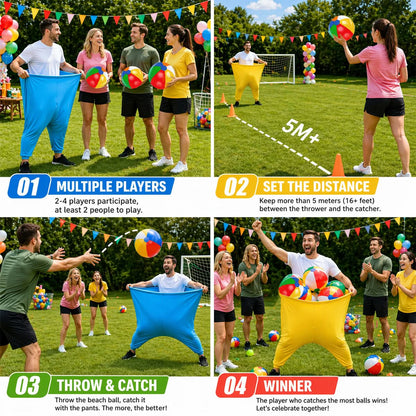Catching Challenge Game Set for Family and Friends – Fun Relay Activity