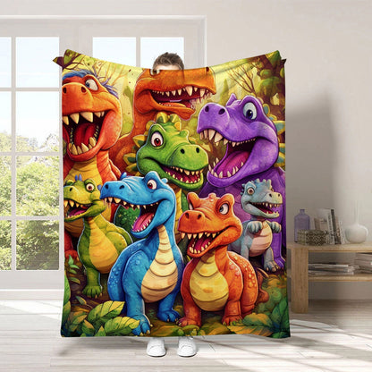 Cozy Dinosaur Blanket - Keeps Kids Warm and Sparks Imagination