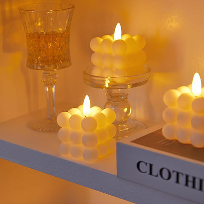 Flickering LED Pillar Candles - Flameless for a Cozy Home Atmosphere