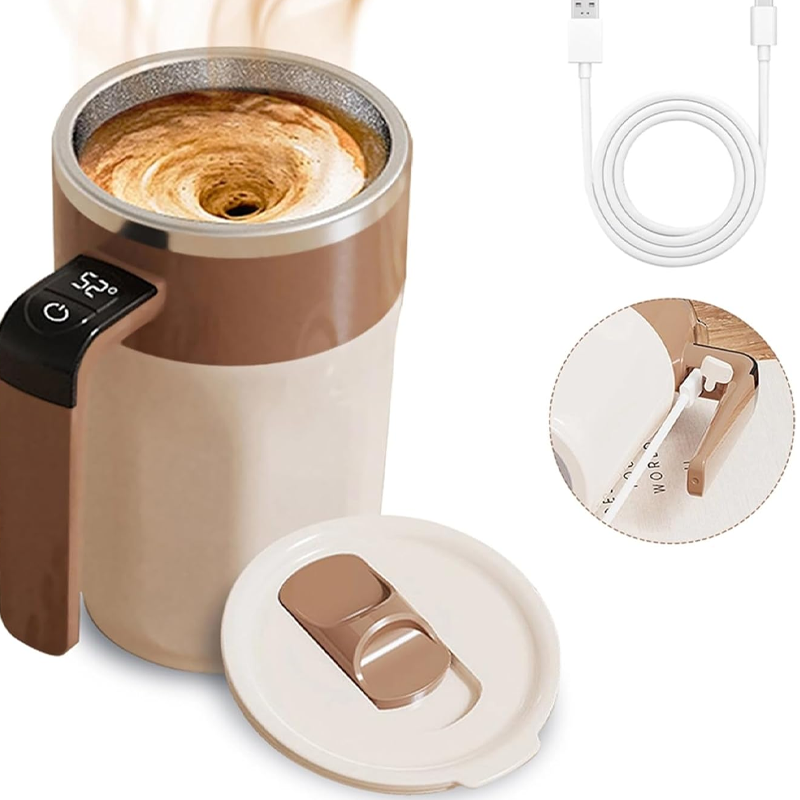 Effortless Hands-Free Drink Mixer for Perfectly Blended Beverages