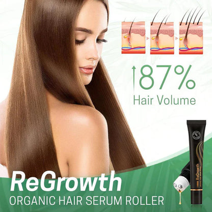 Nourishing Scalp Serum with Roller Applicator for Lush Hair