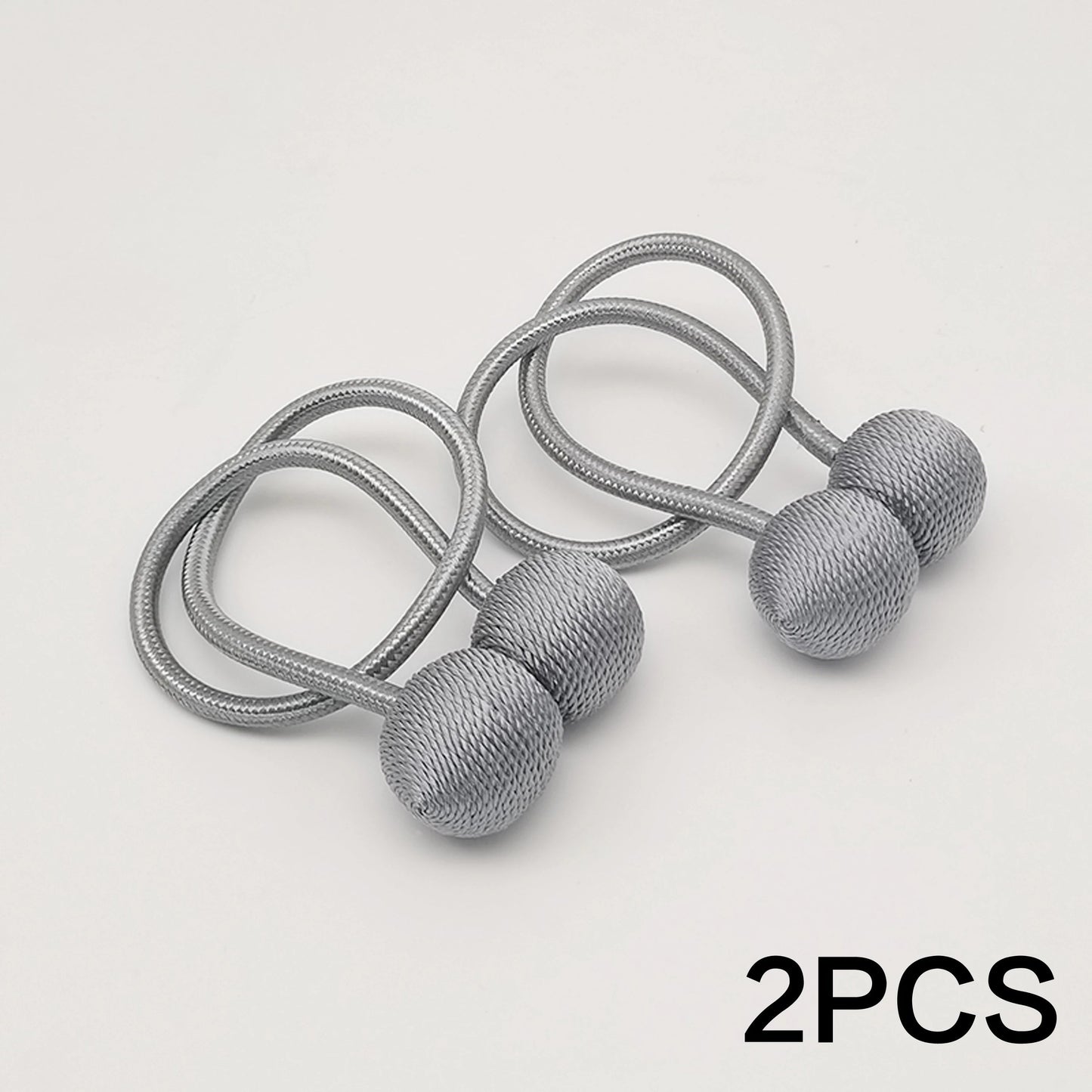 Magnetic Curtain Holders Set of 2 | Modern Design with Adjustable Cords for Living Room and Bedroom Curtains